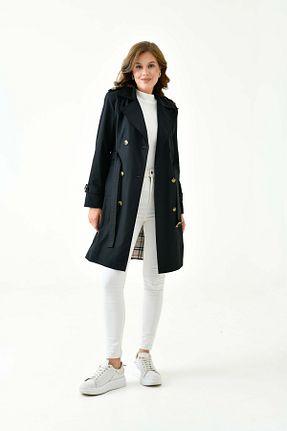 ترنچکت مشکی زنانه پلی استر Butik - کد 856873562