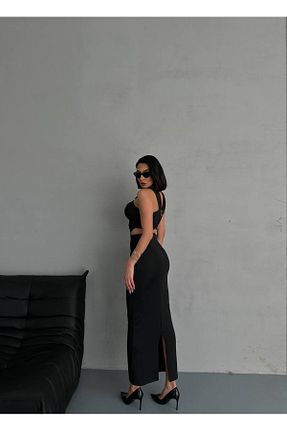 لباس مشکی زنانه بافتنی Butik - کد 883984669