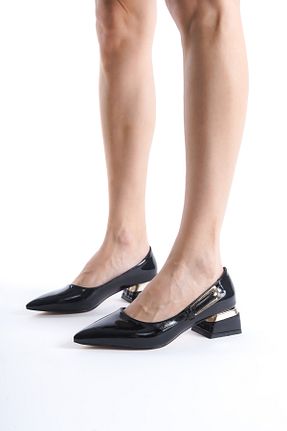 بابت مشکی زنانه چرم لاکی oyyo - کد 884017038