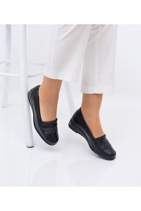 کفش کژوال مشکی زنانه چرم مصنوعی The Hope Shoes - کد 194090572