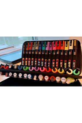 کاغذ و قلم هنری رنگی Uni - کد 884051831