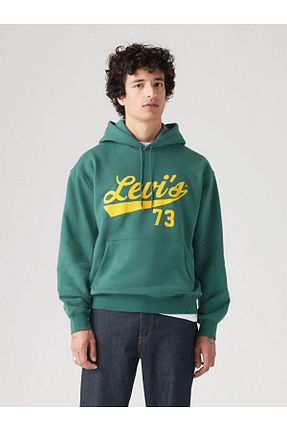 سوئیشرت سبز مردانه نوشته / شعار Levi