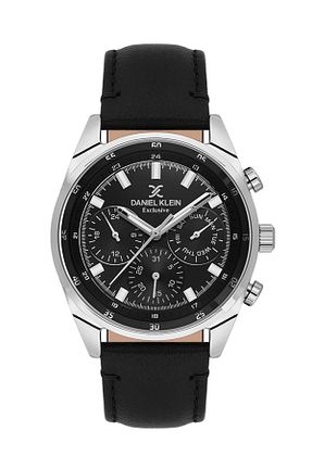 ساعت مچی مشکی مردانه 43 میلی متر Daniel Klein - کد 884102838