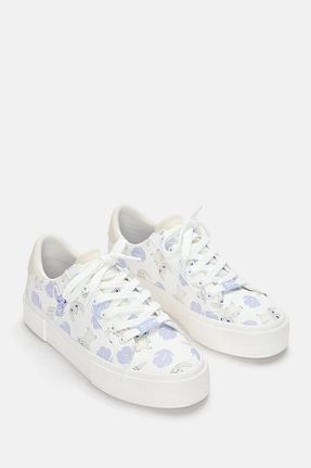 کفش اسنیکر سفید زنانه بند دار Pull & Bear - کد 884106506