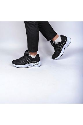 کفش پیاده روی مشکی زنانه چرم مصنوعی LANDSHOES - کد 884113455