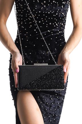 کیف مجلسی مشکی زنانه Moda Değirmeni - کد 884167777