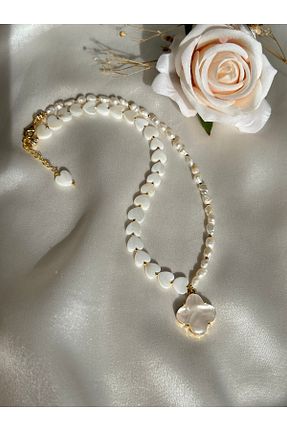 گردنبند مروارید سفید مروارید فرهنگی Zokak - کد 884170397