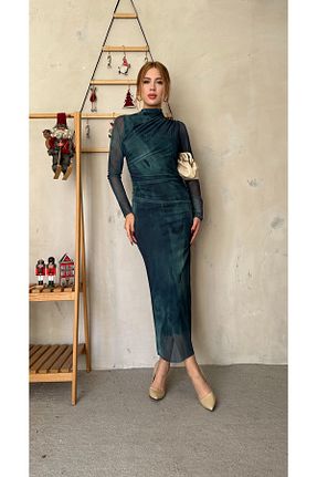 لباس آبی زنانه بافتنی Angel Mia - کد 879990715