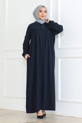 کلاه و ابایا سرمه ای زنانه پنبه ای OKTAYUSTA COLLECTİON - کد 818628764
