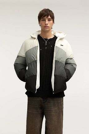 کاپشن مشکی مردانه رگولار Pull & Bear - کد 884173130