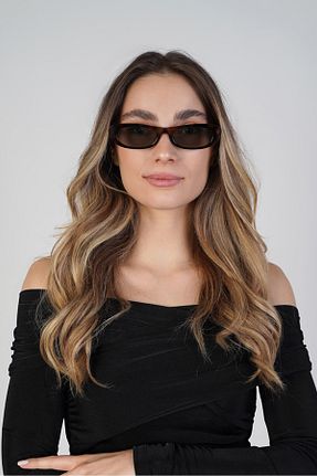 عینک آفتابی قهوه ای زنانه 52 Stil Noktası - کد 884185798