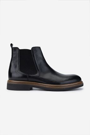 بوت / نیم بوت مشکی مردانه چرم خالص Valmenti - کد 884189002