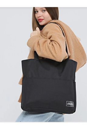 کیف دوشی مشکی زنانه پارچه ای eflanmoda - کد 884189103