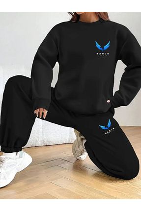 ست گرمکن مشکی زنانه پنبه ای Nebulaa Tekstil - کد 884216826