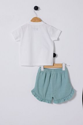 ست نوزادی سفید بچه گانه پنبه ای U.S. Polo Assn. - کد 884228646
