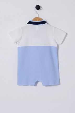 سرهمی آبی بچه گانه آستین کوتاه U.S. Polo Assn. - کد 884227959