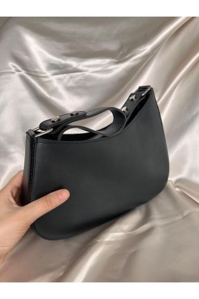 کیف دوشی مشکی زنانه چرم مصنوعی KT AKSESUAR - کد 884230450