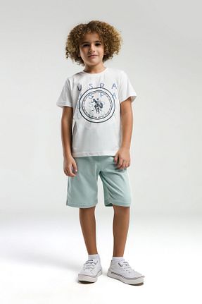 ست بالاتنه و پائین تنه سفید مردانه بافت U.S. Polo Assn. - کد 884230884