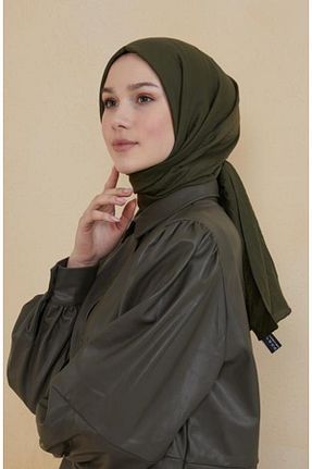 شال خاکی زنانه پنبه ای BURDEN IPEK - کد 174766575