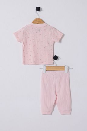 ست نوزادی صورتی بچه گانه پنبه ای U.S. Polo Assn. - کد 884227531