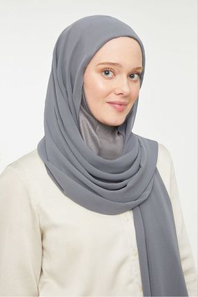 کلاه شنای حجاب طوسی زنانه NURMAHREM - کد 884359968