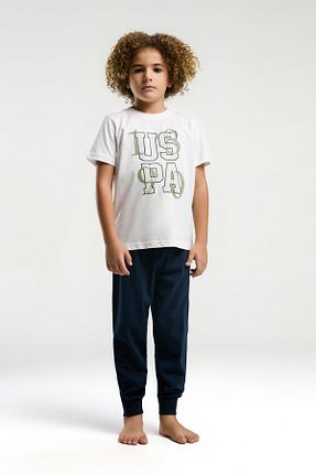 ست لباس راحتی سفید بچه گانه چاپی U.S. Polo Assn. - کد 884229843