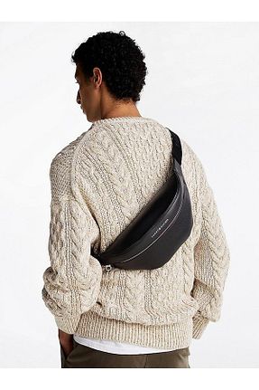 کیف کمری مشکی مردانه Tommy Hilfiger - کد 884236588
