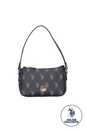 کیف پستچی مشکی زنانه U.S. Polo Assn. - کد 824732058