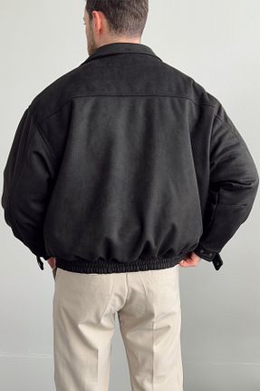 کت مشکی مردانه اورسایز MANMARK - کد 884237570