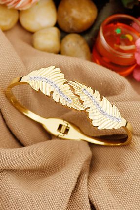 دستبند استیل (فولاد) متالیک زنانه استیل ضد زنگ Keyifli Hayaller - کد 884242712