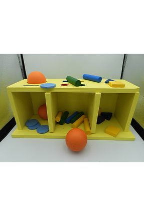 اسباب بازی چوبی زرد dandoahşap - کد 884238123