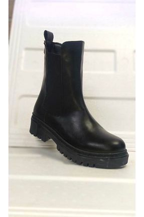 بوت / نیم بوت مشکی زنانه چرم مصنوعی Butik - کد 884233286