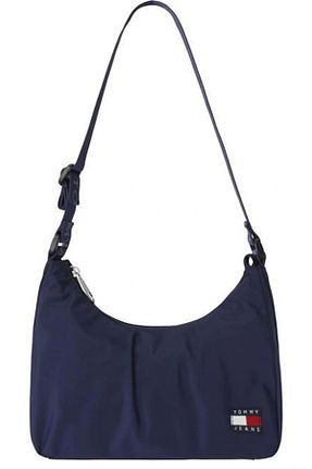 کیف دوشی آبی زنانه پارچه ای Tommy Hilfiger - کد 893848982