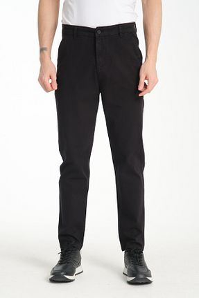 شلوار مشکی مردانه پنبه ای muzzo jeans - کد 884247538