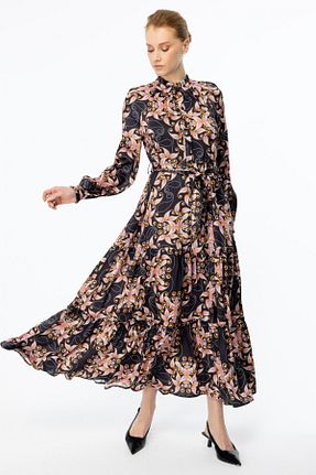 لباس مشکی زنانه بافتنی Ekol - کد 884257476