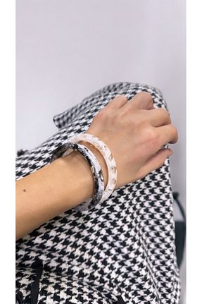 دستبند جواهر سفید زنانه اکریلیک FREE - کد 884253282