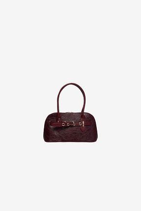 کیف دوشی زرشکی زنانه جیر MARSEPTUN - کد 884309214