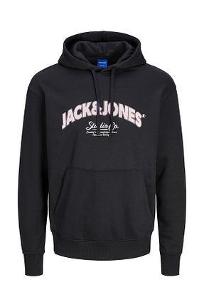 سوئیشرت مشکی مردانه ساده Jack & Jones - کد 850993920