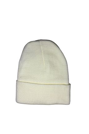 کلاه پشمی سفید زنانه اکریلیک Butik - کد 884299820