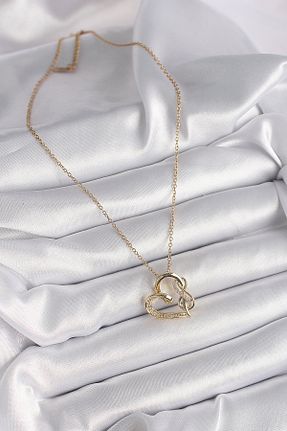 گردنبند استیل ( فولاد ) رنگی زنانه روکش طلا REKA MODA - کد 884732439