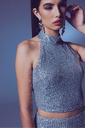 بلوز زنانه ساده Sateen - کد 786107138