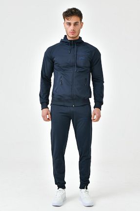 ست گرمکن سرمه ای مردانه مخلوط پلی استر Cramp Spor - کد 814788002