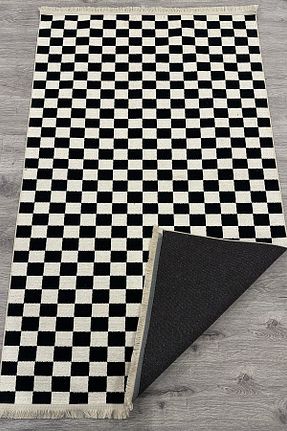 فرش مشکی آنتی آلرژی kilim home - کد 884322808