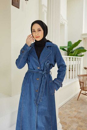 ترنچکت حجاب آبی Neways - کد 884374162