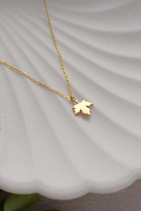 گردنبند طلا طلائی زنانه 14 عیار MOOM MÜCEVHERAT - کد 884375635