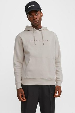 سوئیشرت طوسی مردانه ساده Jack & Jones - کد 849295603