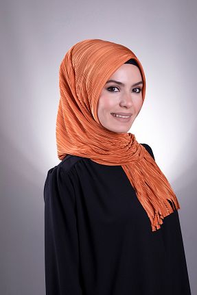 روسری نارنجی ساده HÜRREM BONE - کد 208558553