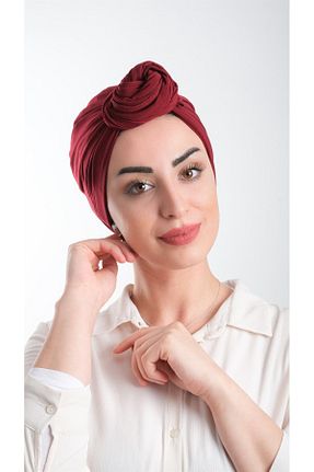 کلاه شنای حجاب زرشکی زنانه HÜRREM BONE - کد 347617901
