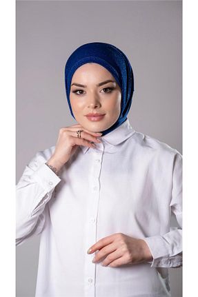 روسری سرمه ای ساده HÜRREM BONE - کد 804425181
