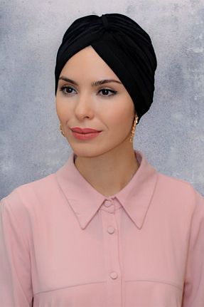 کلاه شنای حجاب مشکی زنانه HÜRREM BONE - کد 215075204